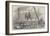 Unshipping Elephants at Calcutta-null-Framed Giclee Print