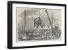 Unshipping Elephants at Calcutta-null-Framed Giclee Print