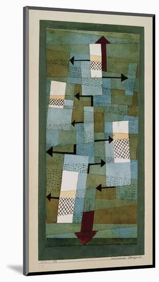 Unstable Equilibrium-Paul Klee-Mounted Giclee Print