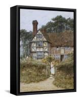 Unstead Farm, Godalming-Helen Allingham-Framed Stretched Canvas