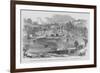 Unsuccessful Attempt of Confederates to Destroy Dam-Frank Leslie-Framed Premium Giclee Print