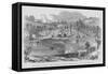 Unsuccessful Attempt of Confederates to Destroy Dam-Frank Leslie-Framed Stretched Canvas