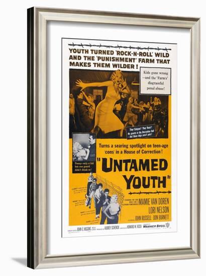 Untamed Youth, 1957-null-Framed Art Print