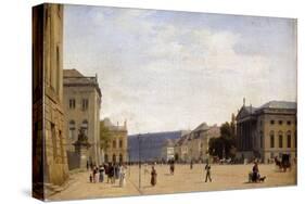 Unter Den Linden, Berlin, 1836-Eduard Gartner-Stretched Canvas