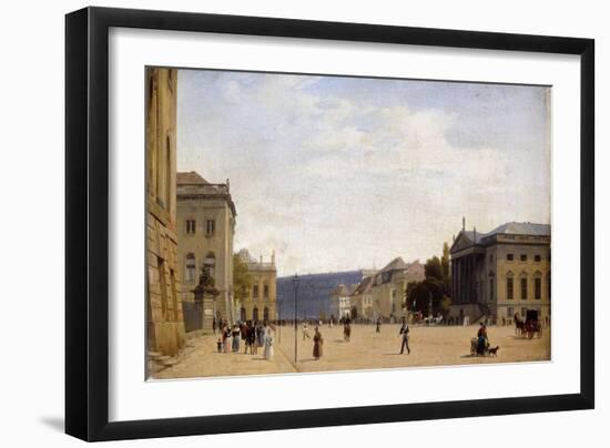 Unter Den Linden, Berlin, 1836-Eduard Gartner-Framed Giclee Print