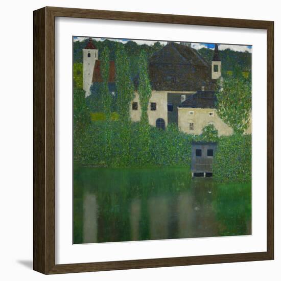 Unterach Manor on the Attersee Lake, Austria, 1915-1916-Gustav Klimt-Framed Giclee Print