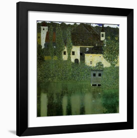 Unterach Manor on the Attersee Lake, Austria-Gustav Klimt-Framed Art Print