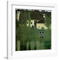 Unterach Manor on the Attersee Lake, Austria-Gustav Klimt-Framed Art Print