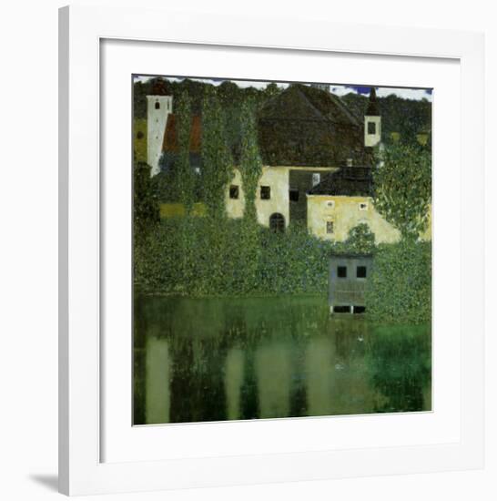 Unterach Manor on the Attersee Lake, Austria-Gustav Klimt-Framed Art Print