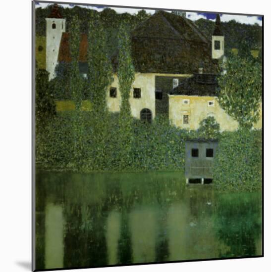 Unterach Manor on the Attersee Lake, Austria-Gustav Klimt-Mounted Art Print