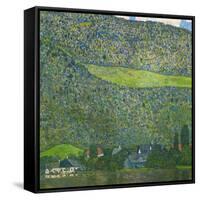 Unterach on Lake Attersee, Austria, 1915-Gustav Klimt-Framed Stretched Canvas