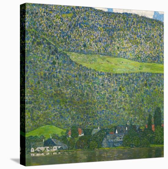 Unterach on Lake Attersee, Austria, 1915-Gustav Klimt-Stretched Canvas