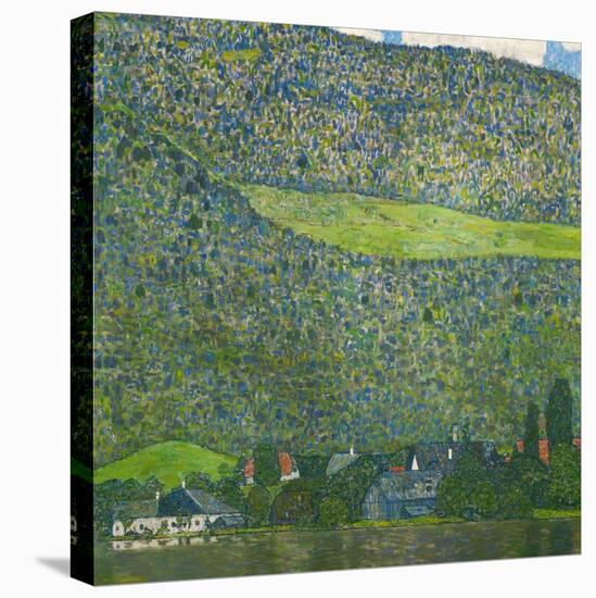 Unterach on Lake Attersee, Austria, 1915-Gustav Klimt-Stretched Canvas