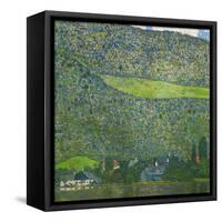 Unterach on Lake Attersee, Austria, 1915-Gustav Klimt-Framed Stretched Canvas