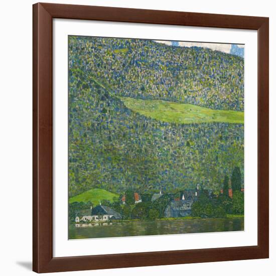 Unterach on Lake Attersee, Austria, 1915-Gustav Klimt-Framed Giclee Print