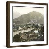 Unterseen (Switzerland), Panorama, Aar Valley-Leon, Levy et Fils-Framed Photographic Print