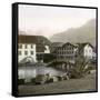 Unterseen (Switzerland), the Bridge, Circa 1865-Leon, Levy et Fils-Framed Stretched Canvas