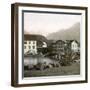 Unterseen (Switzerland), the Bridge, Circa 1865-Leon, Levy et Fils-Framed Photographic Print