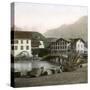 Unterseen (Switzerland), the Bridge, Circa 1865-Leon, Levy et Fils-Stretched Canvas