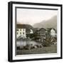 Unterseen (Switzerland), the Bridge, Circa 1865-Leon, Levy et Fils-Framed Premium Photographic Print