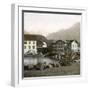 Unterseen (Switzerland), the Bridge, Circa 1865-Leon, Levy et Fils-Framed Premium Photographic Print