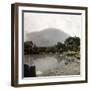 Unterssen (Switzerland), View of the Aar Massif-Leon, Levy et Fils-Framed Photographic Print