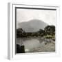 Unterssen (Switzerland), View of the Aar Massif-Leon, Levy et Fils-Framed Photographic Print