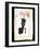 Untitle (1960)-Jean-Michel Basquiat-Framed Art Print