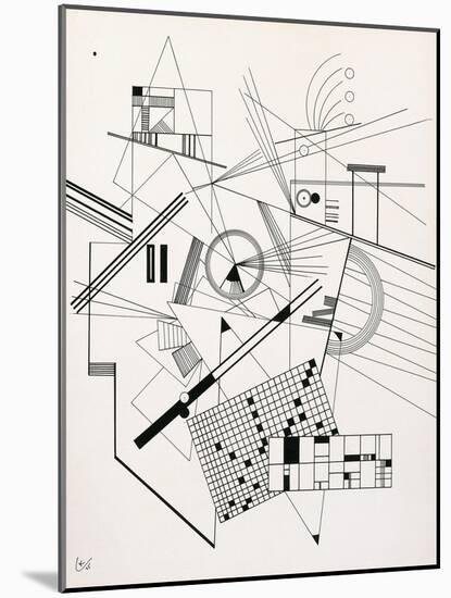 Untitled, 1925-Wassily Kandinsky-Mounted Giclee Print