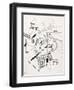 Untitled, 1925-Wassily Kandinsky-Framed Premium Giclee Print