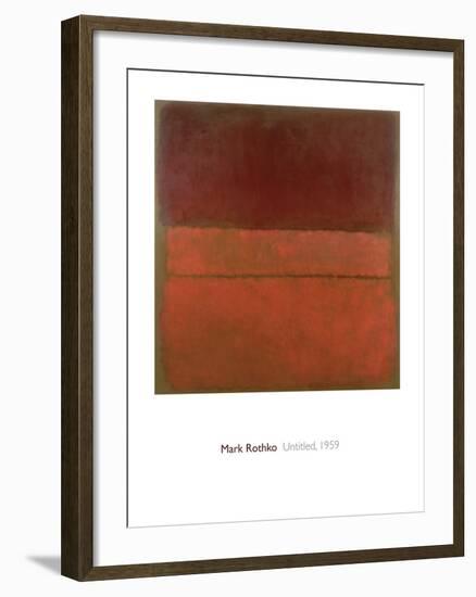 Untitled, 1959-Mark Rothko-Framed Giclee Print