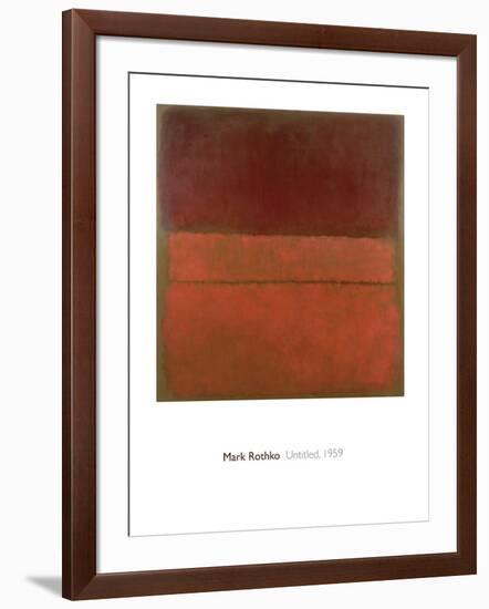 Untitled, 1959-Mark Rothko-Framed Giclee Print