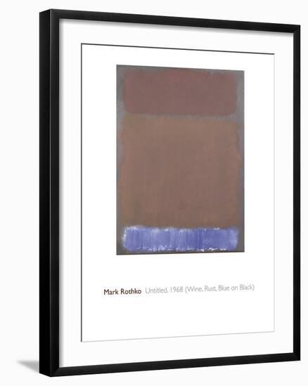 Untitled, 1968-Mark Rothko-Framed Giclee Print