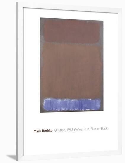 Untitled, 1968-Mark Rothko-Framed Giclee Print