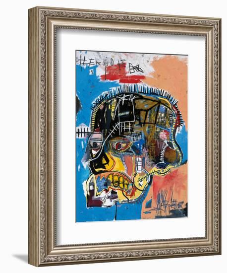 Untitled, 1981 (Basquiat Skull)-Jean-Michel Basquiat-Framed Giclee Print