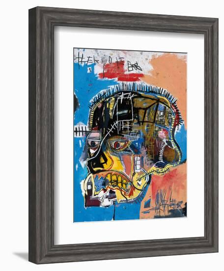 Untitled, 1981 (Basquiat Skull)-Jean-Michel Basquiat-Framed Giclee Print