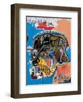 Untitled, 1981 (Basquiat Skull)-Jean-Michel Basquiat-Framed Giclee Print