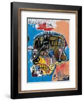 Untitled, 1981 (Basquiat Skull)-Jean-Michel Basquiat-Framed Giclee Print