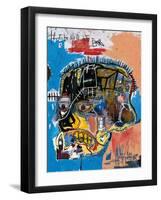 Untitled, 1981 (Basquiat Skull)-Jean-Michel Basquiat-Framed Giclee Print