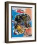 Untitled, 1981 (Basquiat Skull)-Jean-Michel Basquiat-Framed Giclee Print