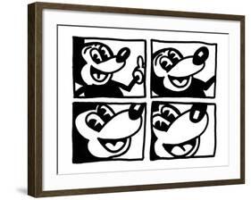 Untitled 1981-Keith Haring-Framed Giclee Print