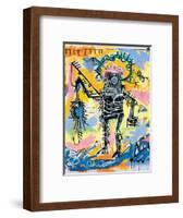 Untitled, 1981-Jean-Michel Basquiat-Framed Giclee Print