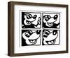 Untitled 1981-Keith Haring-Framed Giclee Print