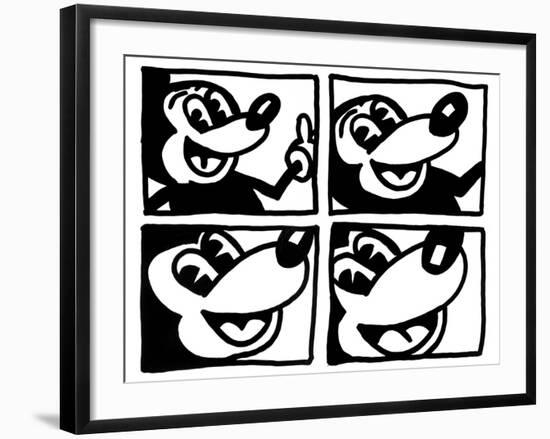 Untitled 1981-Keith Haring-Framed Giclee Print