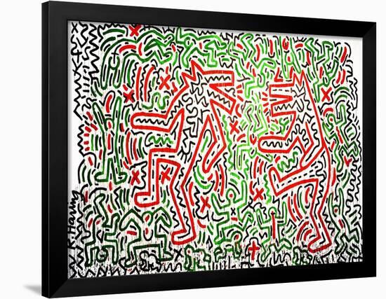 Untitled, 1981-Keith Haring-Framed Giclee Print