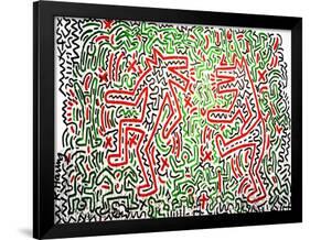 Untitled, 1981-Keith Haring-Framed Giclee Print