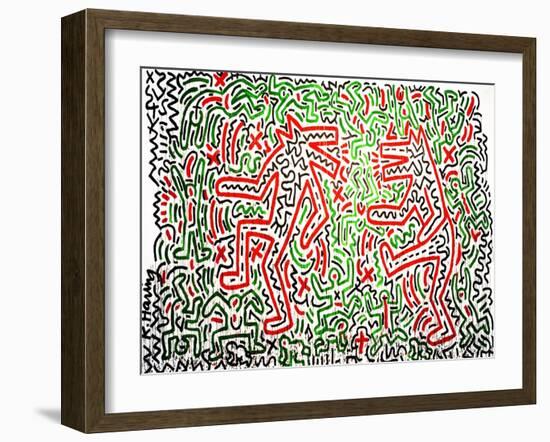 Untitled, 1981-Keith Haring-Framed Giclee Print