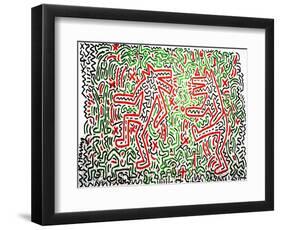 Untitled, 1981-Keith Haring-Framed Premium Giclee Print