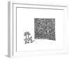 Untitled, 1982-Keith Haring-Framed Premium Giclee Print