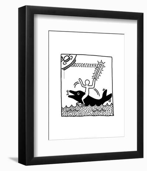 Untitled, 1982-Keith Haring-Framed Giclee Print